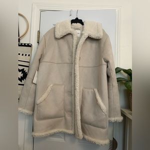 NWT Aritzia Wilfred Free Catrina sherpa jacket